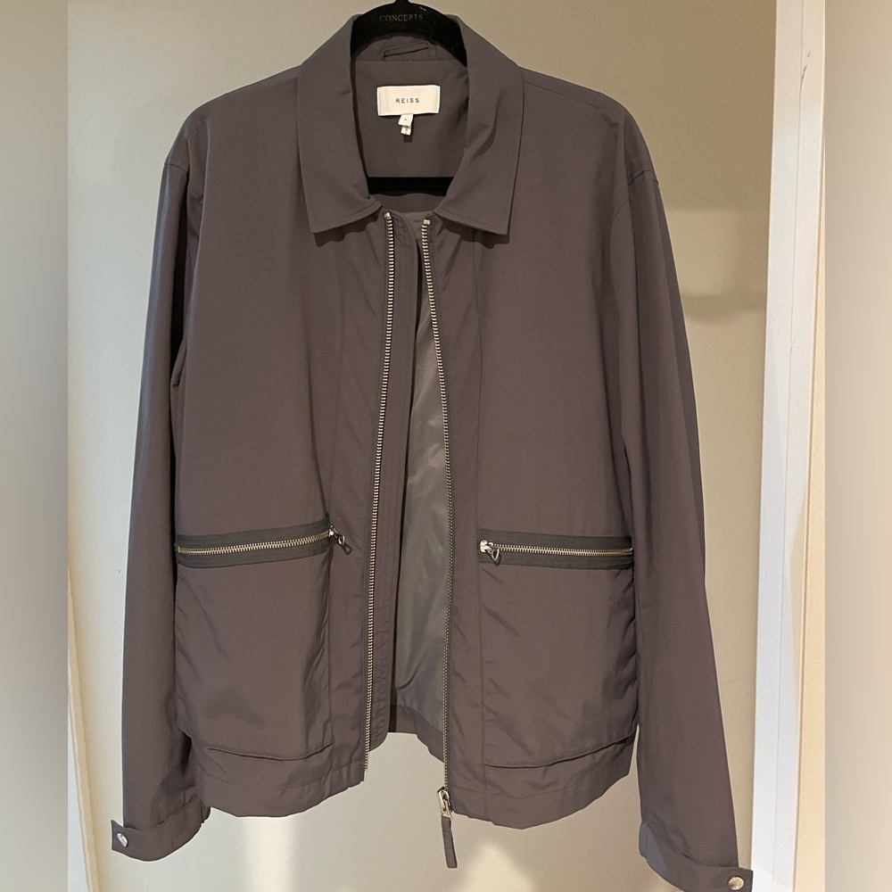 Reiss Harrington Collar Jacket